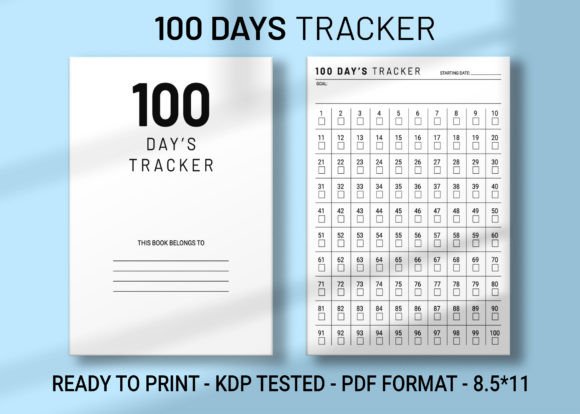 100 Days Tracker KDP Interior: A Practical Publishing Asset for Goal-Oriented Books
