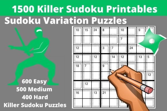 1500 Easy, Medium and Hard Killer Sudoku: A Complete Puzzle Collection for Every Skill Level
