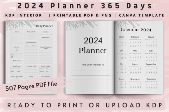 2024 Planner 365 Days KDP Interior: A Practical Review of Features, Flexibility, and Fit