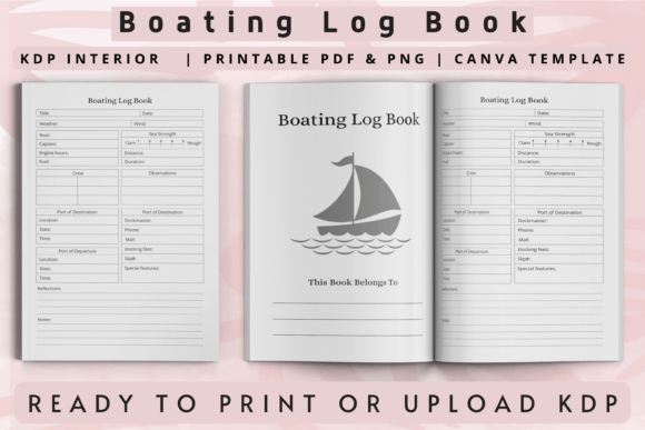 Boating Log Book KDP Interior: What to Know Before You Publish