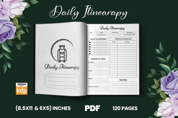 Daily Itinerary Planner: A Strategic Tool for Intentional Travel and Daily Focus