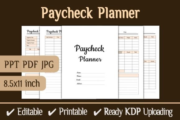 How a Paycheck Budget Planner KDP Interior Can Simplify Your Financial Planning and Publishing Workflow