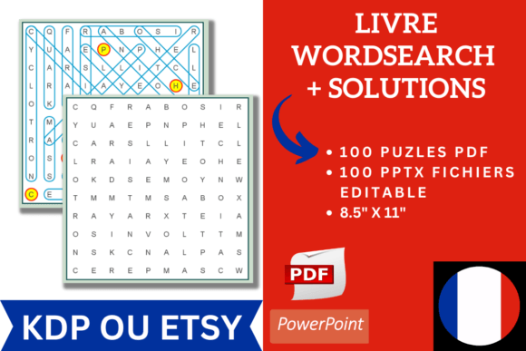Livre de WordSearch Français PDF PPTX