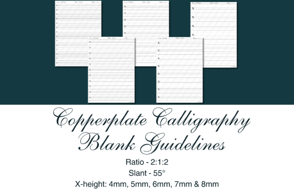 Master Copperplate Calligraphy with Customizable Practice Sheets