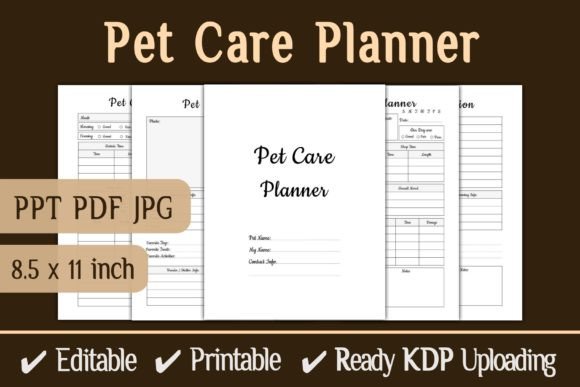 Pet Care Planner for Creative KDP Success