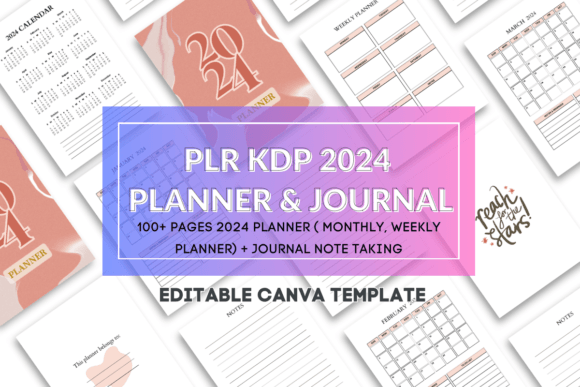 PLR 2024 KDP Planner with Journal: Your Blueprint for Purposeful Publishing