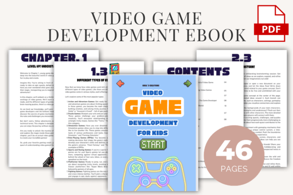 The Creative Journey of Game Design with Learn Video Games for Kids Ebook