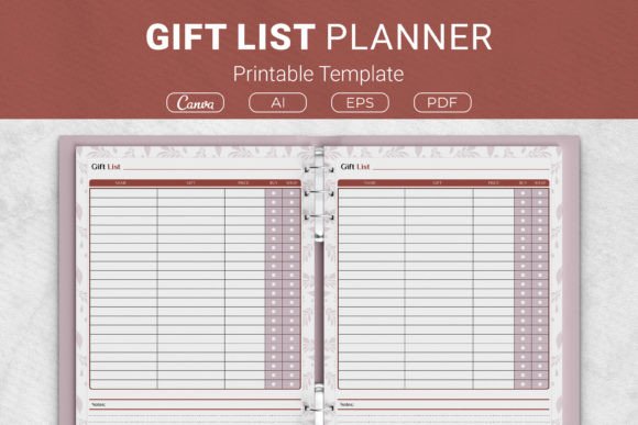 The Gift List Planner Template That Simplifies Every Occasion