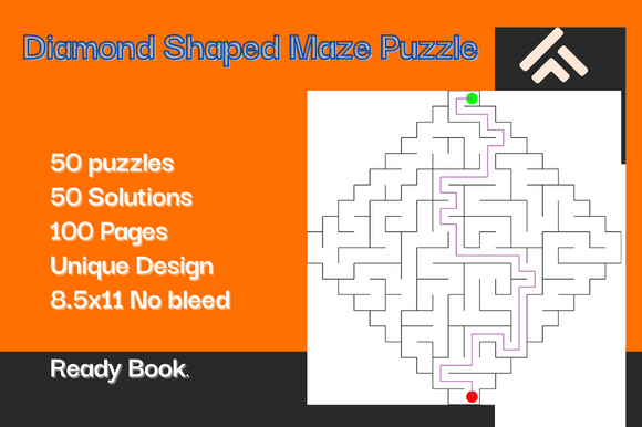 The Ultimate Guide to KDP Diamond Mazes Puzzle Book Interiors: Design, Print, and Profit