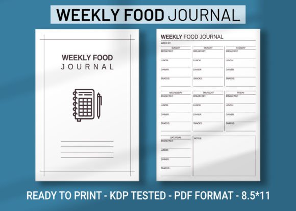 Why a Weekly Food Journal KDP Interior Streamlines Your Publishing Workflow